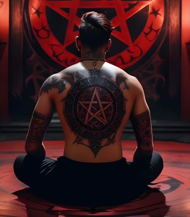 Samurai men tattoo designs