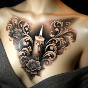 Candle Tattoo Designs: A Symbolic Glow