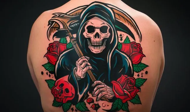 Stunning Grim Reaper Tattoo Designs, Ideas and Meaning in 2024