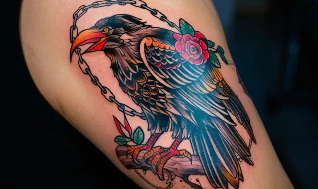 Stunning Raven Tattoo design ideas, meaning and Inspiration in 2024