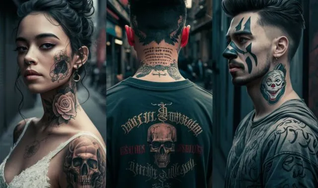 Exploring-Hood-Gangsta-Neck-Tattoo-Designs-Identifying-the-Arts-and-Crafts-Symbolism-&-Significance