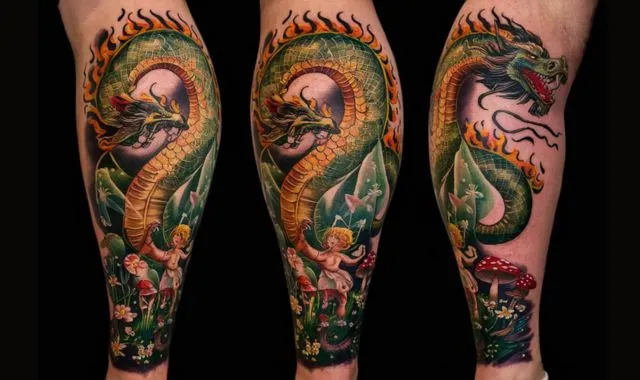 Exploring-Leg-Tattoos-Design-and-Drawing-Popular-Designs -Personal-Significance-&-maintain-Leg-Tattoo-Color