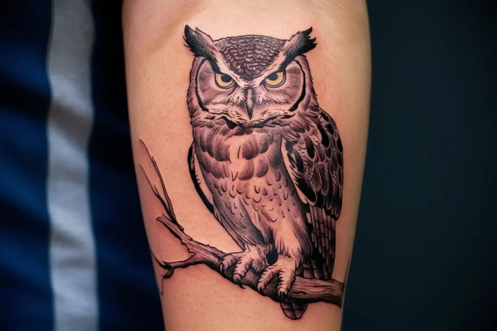 Owl-Tattoo-Design-History-Symbolism-Style-Significance-&-Tips-of-Caring