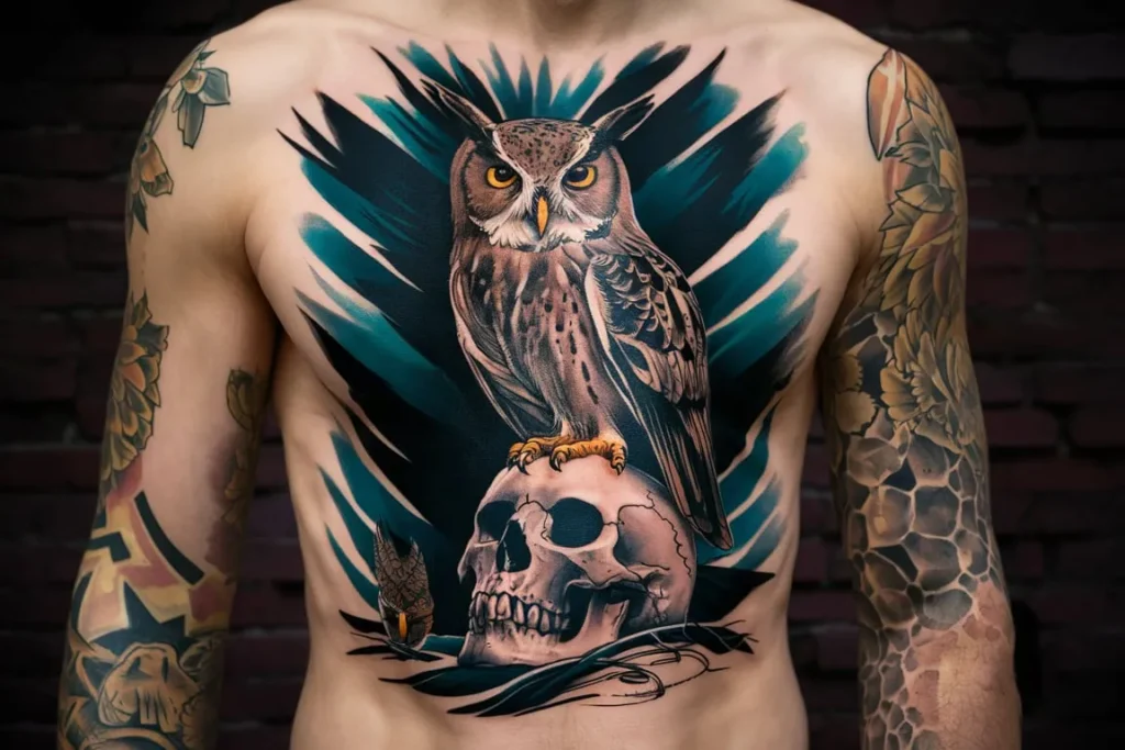 Owl-Tattoo-Design-History-Symbolism-Style-Significance-&-Tips-of-Caring