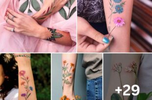 floral tattoos