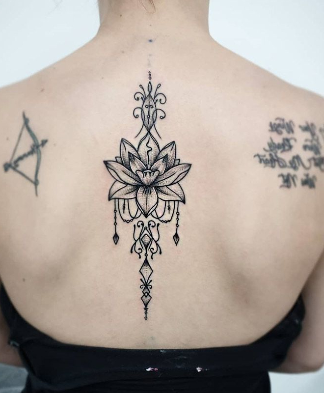 lotus mandala tattoo design