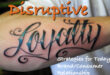 About Loyalty Gangster Tattoo Designs