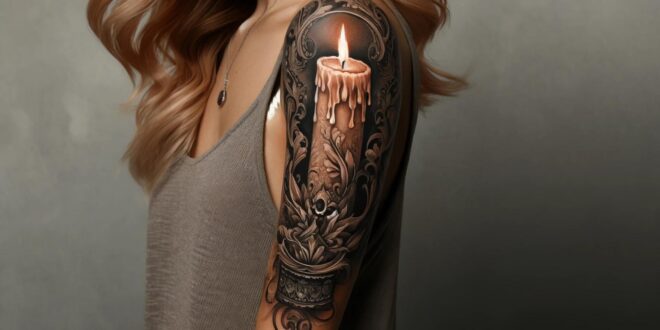 Candle Tattoo Designs: A Symbolic Glow