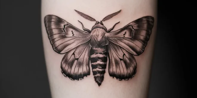 Moth Tattoo Designs Exploring the Cultural and Symbolic